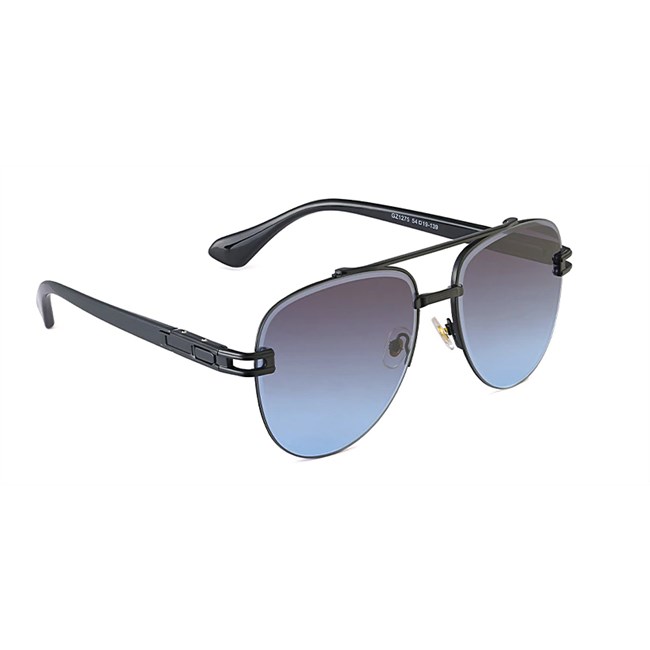 Vintage Pilotenbril - Blauw/Zwart